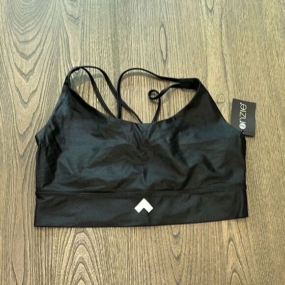NWT Onzie x Tonal Sacred Strappy Sports Bra Black Size 1X - Picture 1 of 6